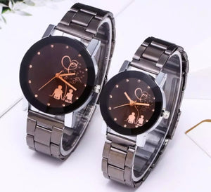 2 piece of couple watch for lovers with box.
