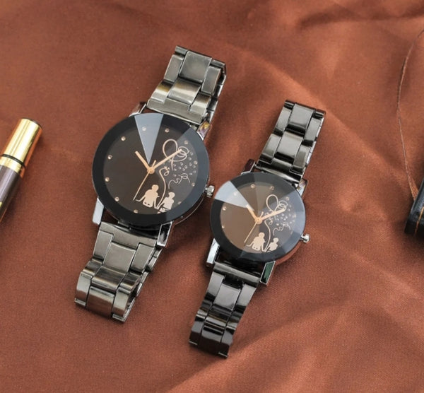 2 piece of couple watch for lovers with box.