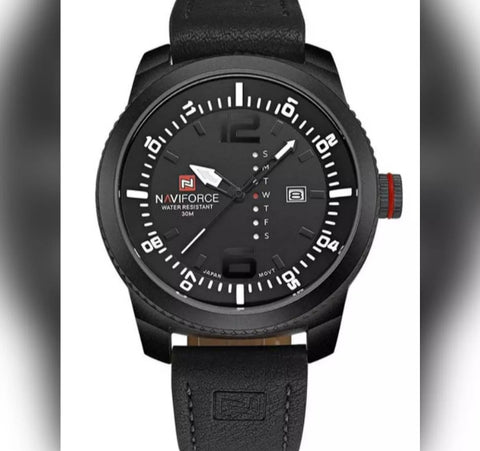 Luxury brand new Naviforce watch with Day and date.