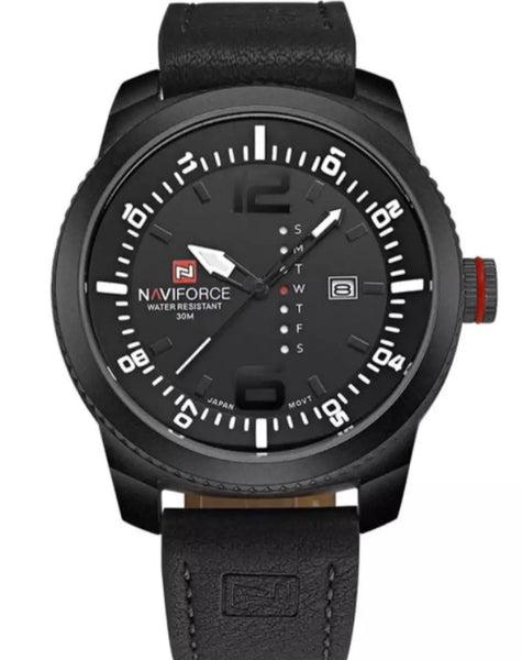 Luxury brand new Naviforce watch with Day and date.