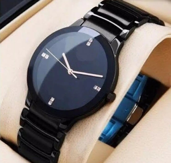 Watch for Man stylist steel chain with waterproof and box.
