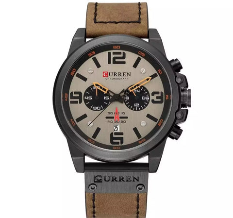 Curren 8314 Man watch quartz brand watch.