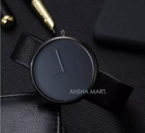 TOMI round design casual Man business watch.