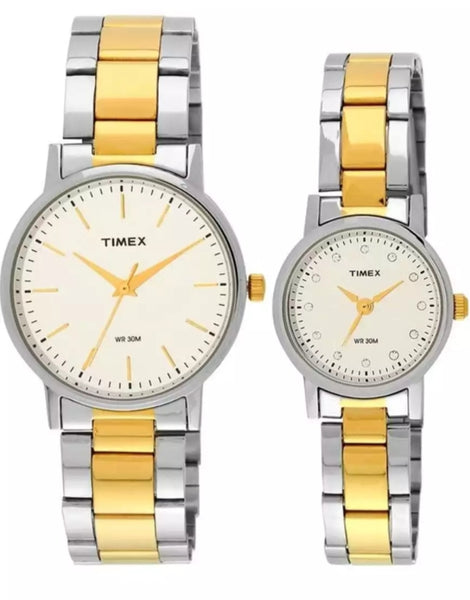 Tw00pr197, classics Analog silver dial couple watch.