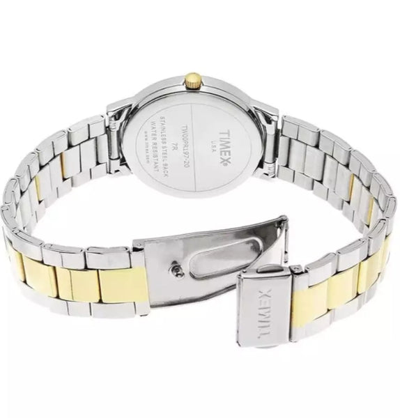 Tw00pr197, classics Analog silver dial couple watch.