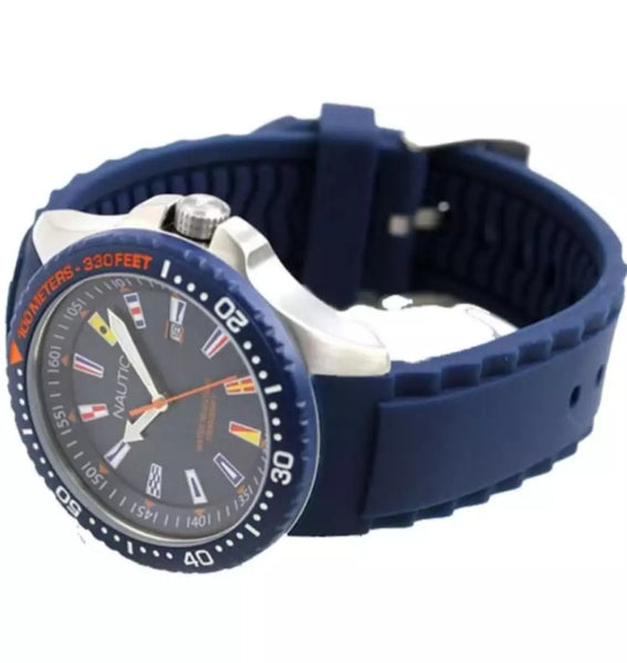 NAPJBC002v Nautica Man quartz Resin silicone watch