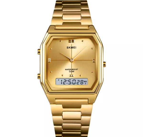 SKEMI sports fashion digital dual display waterproof watch for woman.