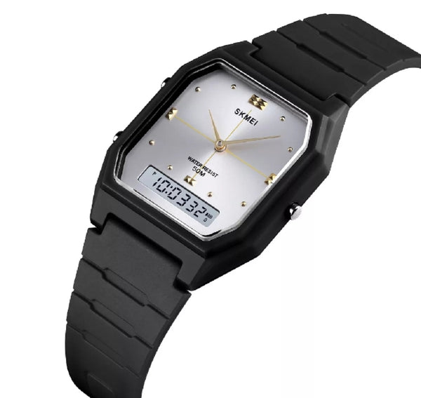 SKMEI sports fashion digital dual display waterproof watch.
