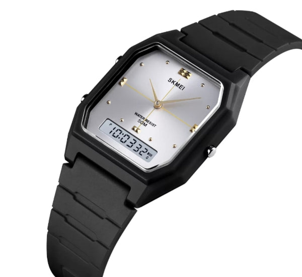 SKMEI sports fashion digital dual display waterproof watch.