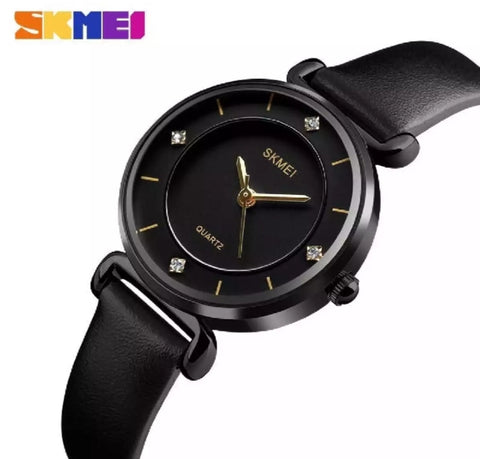 SKMEI fashion ladies simple casual elegant waterproof watch for woman.