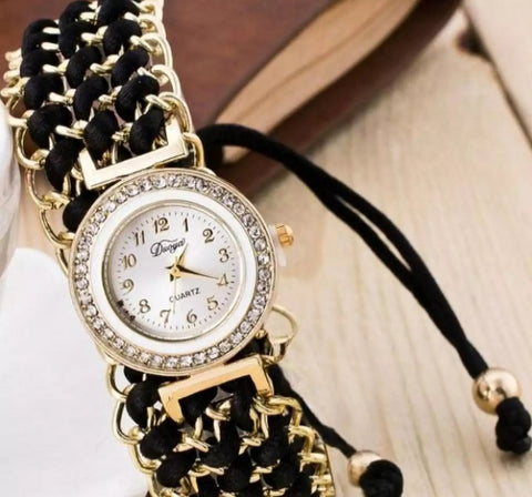 Cute quartz bracelet watch.