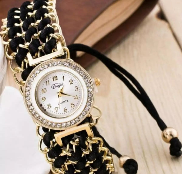 Cute quartz bracelet watch.