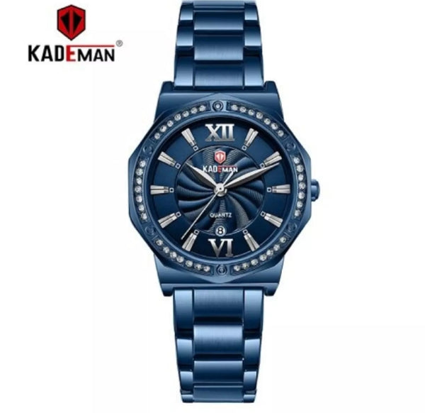 KADEMAN 3 ATM full screen Japan quartz wrist watch with brand box.