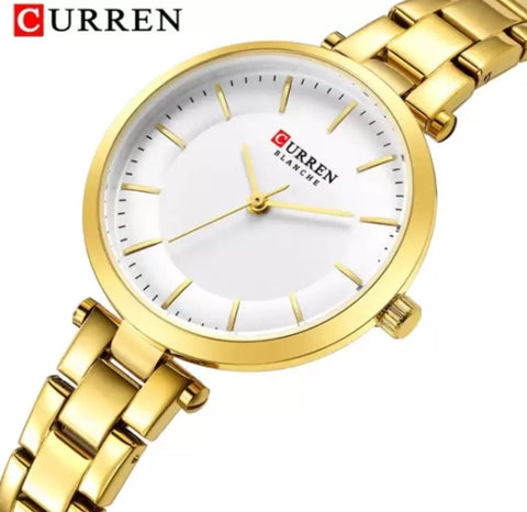 Luxury stainless steel watch wrist watch with box.