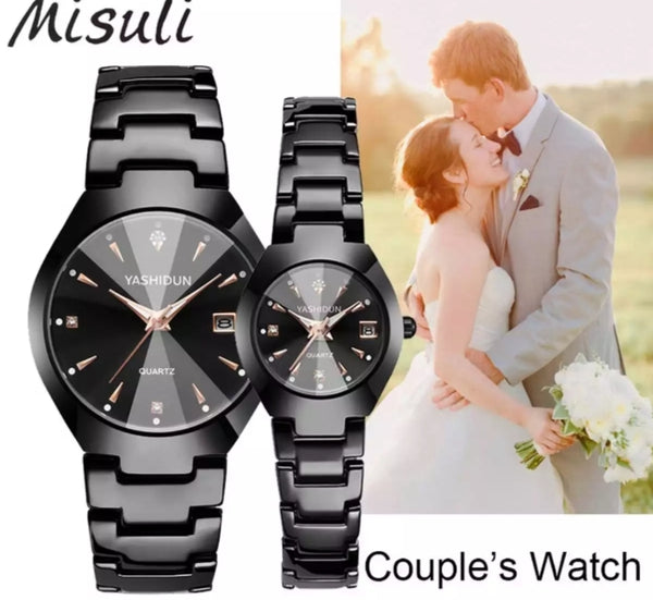 Fashion luxury stainless steel belt wrist watch quartz watch with waterproof.