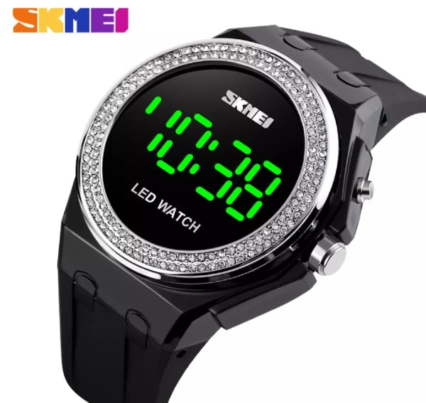 Skmei fashion watches digital simple elegant waterproof casual watch for woman.