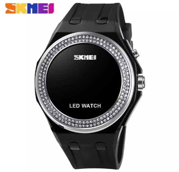 Skmei fashion watches digital simple elegant waterproof casual watch for woman.