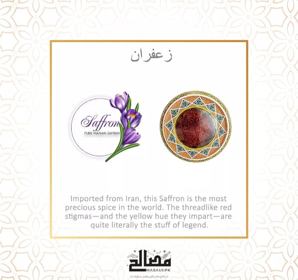 Saffron, Zafran 3 Gram premium irani Zafran.