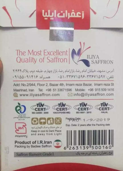 Saffron, zafran 4.6 gram pure zafran made by iran.