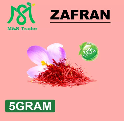 Original 100% original zafran, saffron 5 gram.