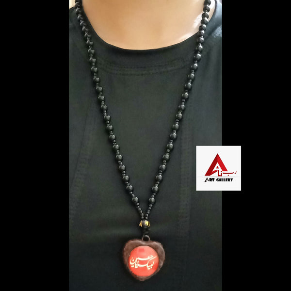 3 pieces Labbaik ya Hussain slwt 3D Locket Pendant