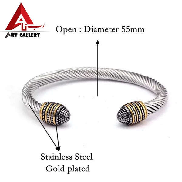 Stainless Steel Cufg Bangle Bracelet