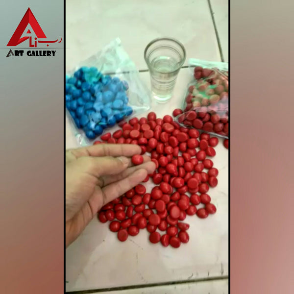 Batu Marjan Glowing Gem Stone 2 pieces