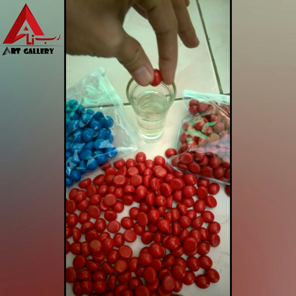 Batu Marjan Glowing Gem Stone 2 pieces