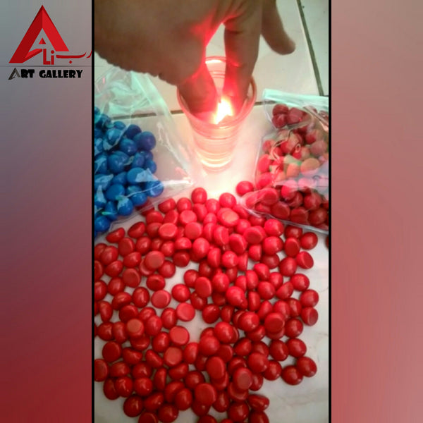 Batu Marjan Glowing Gem Stone 2 pieces