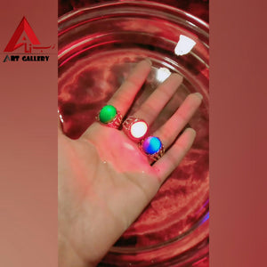 Batu Marjan Glowing Gem Stone 2 pieces
