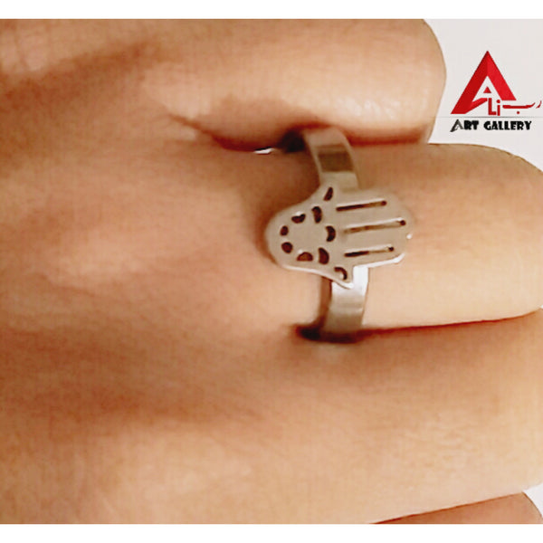 Panjtani Ring Hamsa Ring 3 pieces