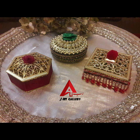 12 pieces of Bidd boxes Nikkah giveaway boxes