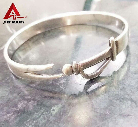 Zulfiqar Sword Bangle pure silver