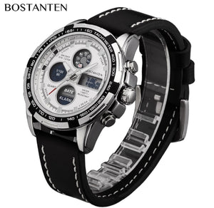 Bostanten Man Watch - waterproof business watch.