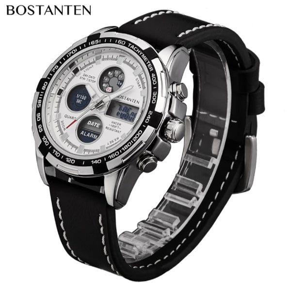 Bostanten Man Watch - waterproof business watch.