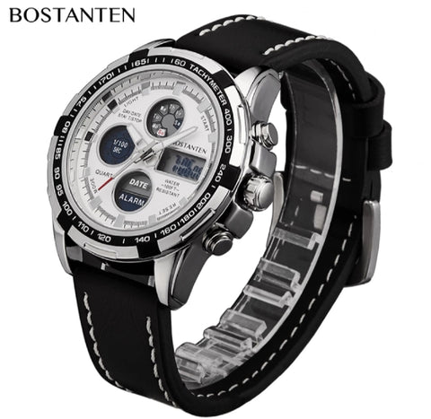Bostanten Man Watch - waterproof business watch.