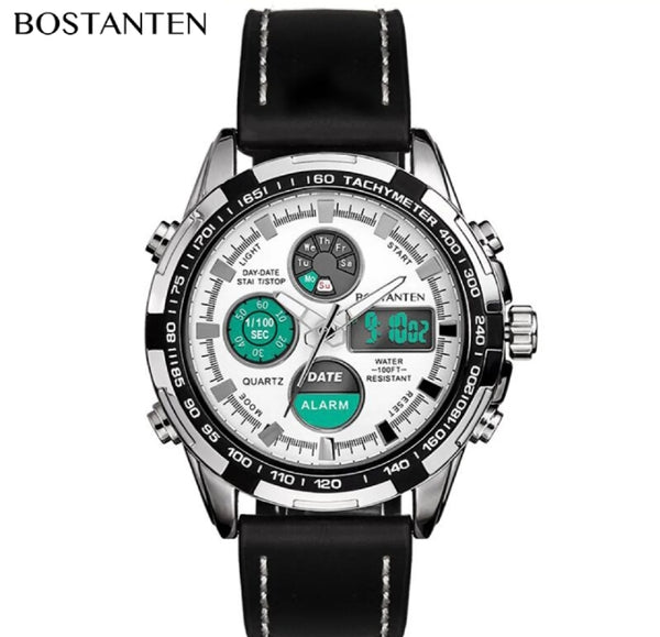Bostanten Man Watch - waterproof business watch.