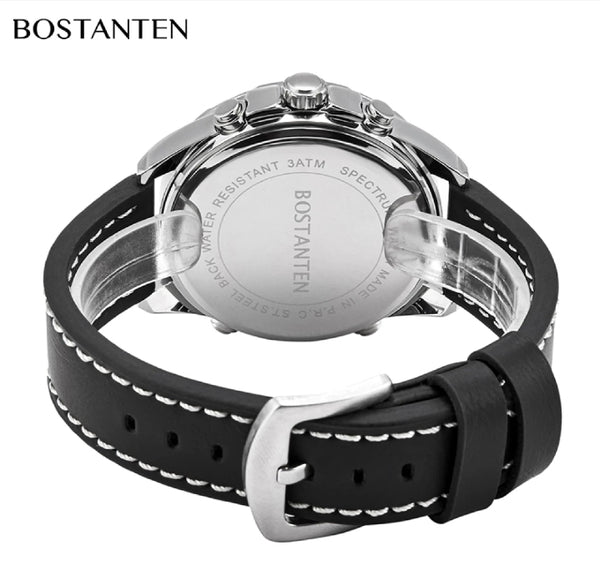 Bostanten Man Watch - waterproof business watch.