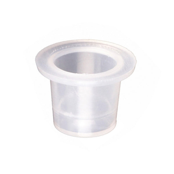 100Pcs Plastic Tattoo Ink Cups For Permanent Tattoo Makeup Eyebrow Makeup Pigment Container Caps