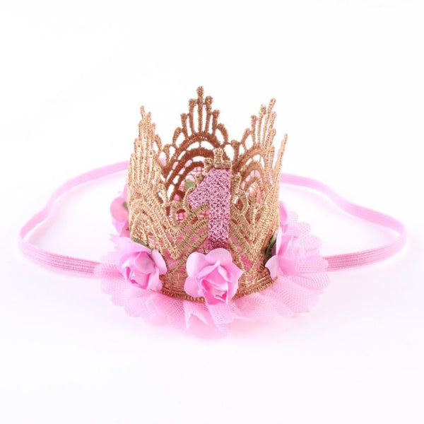 Girl Head Accessories Baby Hair Band Elastic Flower Crown