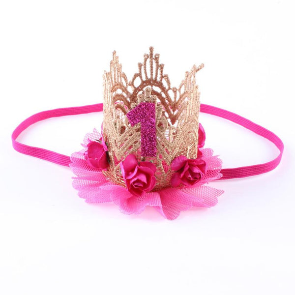 Girl Head Accessories Baby Hair Band Elastic Flower Crown