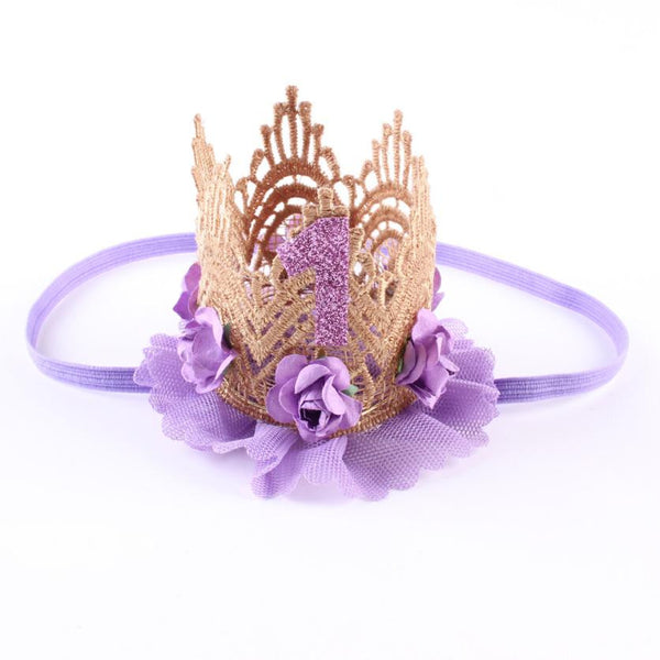 Girl Head Accessories Baby Hair Band Elastic Flower Crown