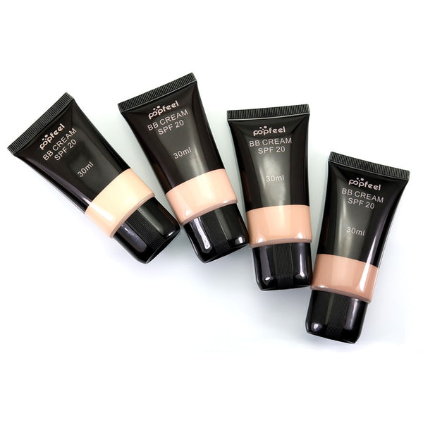 Waterproof SPF 20 Sun Block Whitening Matte Face Nude Liquid Foundation BB Cream
