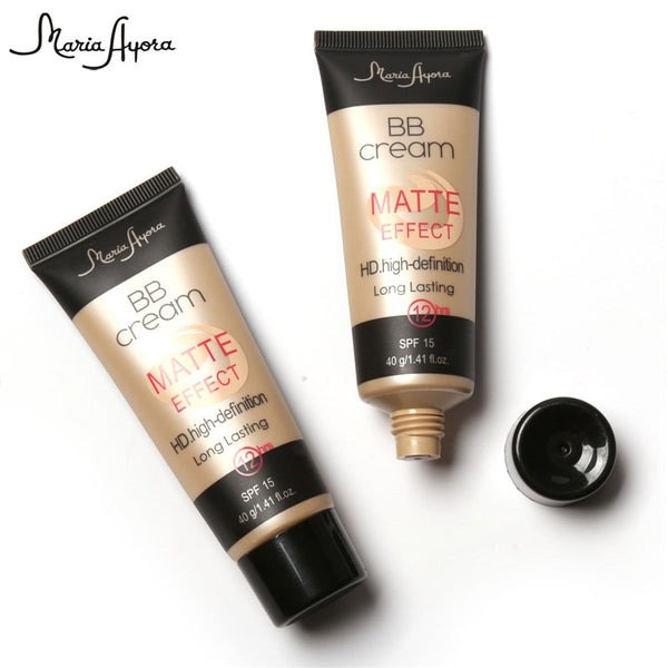 Professional Ladies Make Up SPF 15 Sun Block Matte BB Cream Natural Long Lasting Face Concealer Makeup Base BB CC Cream