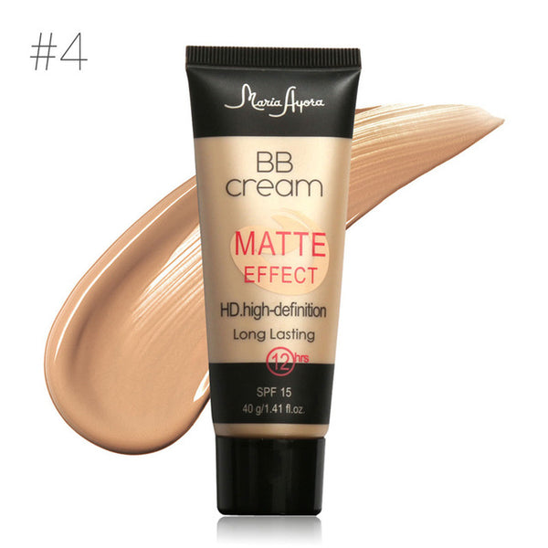 Professional Ladies Make Up SPF 15 Sun Block Matte BB Cream Natural Long Lasting Face Concealer Makeup Base BB CC Cream