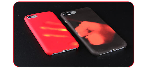 Magical Temperature Sensing Change Color Phone Case For iPhone X XS MAX XR 8 7 6 6s Plus 5 5S SE Matte Thermal Sensor