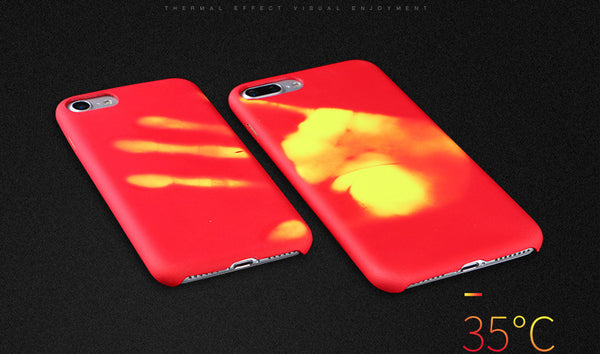 Magical Temperature Sensing Change Color Phone Case For iPhone X XS MAX XR 8 7 6 6s Plus 5 5S SE Matte Thermal Sensor