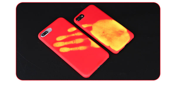 Magical Temperature Sensing Change Color Phone Case For iPhone X XS MAX XR 8 7 6 6s Plus 5 5S SE Matte Thermal Sensor