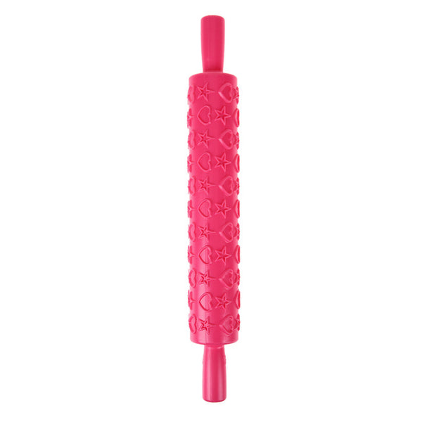 Flower Textured Embossed Roller Mold  Fondant Cake Decoration