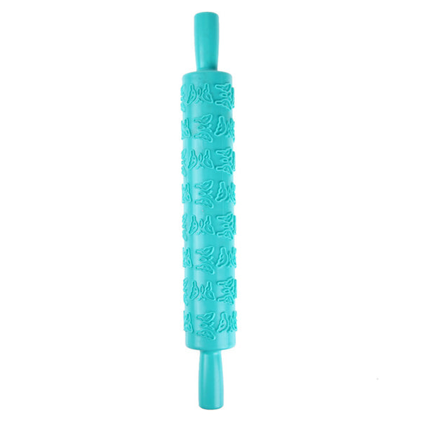 Flower Textured Embossed Roller Mold  Fondant Cake Decoration
